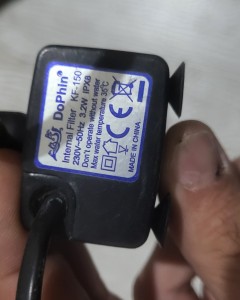 Dophin 3.2 watt akvaryum hava motoru sadece hava verir filtre yok ikinci el 