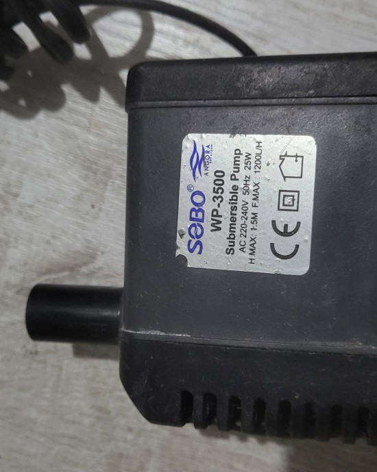 Sobo wp 3500 sump kafa motoru ikinci el 25 watt