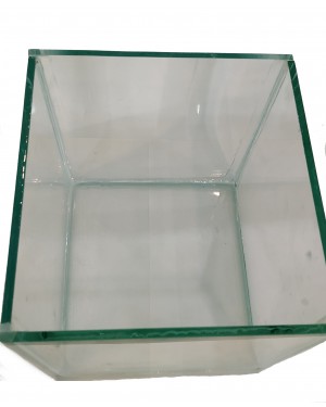 yavru büyütme akvaryumu 25x25x25 cm 15 litre kapaksız cam küp