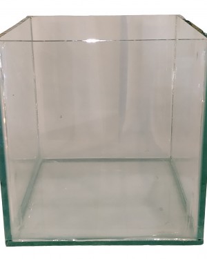 yavru büyütme akvaryumu 25x25x25 cm 15 litre kapaksız cam küp