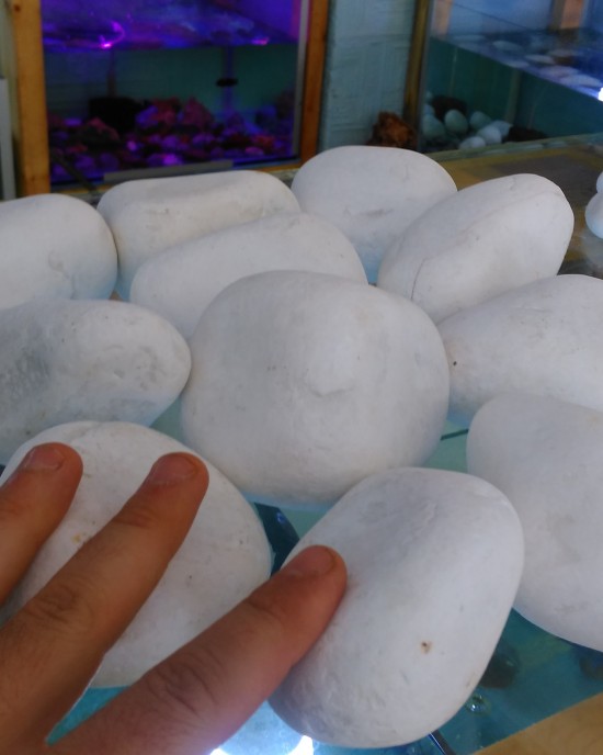 dolomit taşı büyük boy 1 adet 300-600 gr