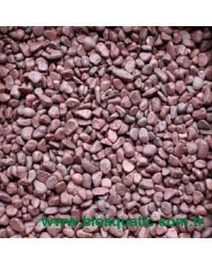 kırmızı renk 1-2 cm 3 kg çakıl taşı