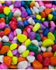 renkli çakıl taşı 500 gram karma renkli çakıl taşları