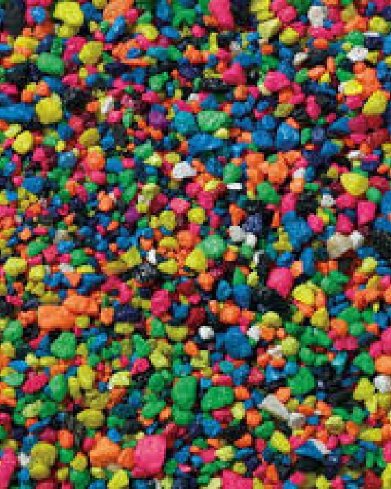 renkli çakıl 1 kg 0.5 cm