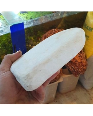 beyaz kalsit taşı 12-17 cm uzunluğunda 4 adet