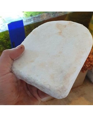 beyaz kalsit taşı 12-17 cm uzunluğunda 1 adet